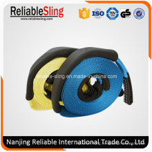 Auto Car Exterior Accessory Towing Rope Strap with Eyes